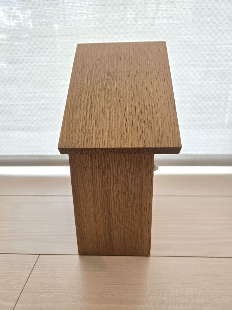 a*読様 無印良品　鳩時計　掛置時計・クリ材