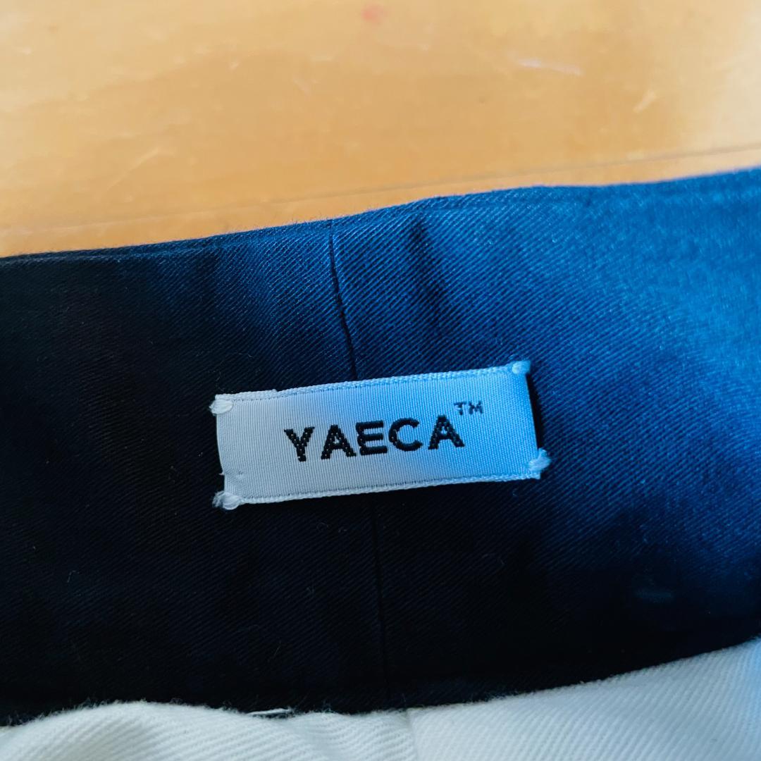 ヤエカ　YAECA 　ビッグタックキュロット　ブラック