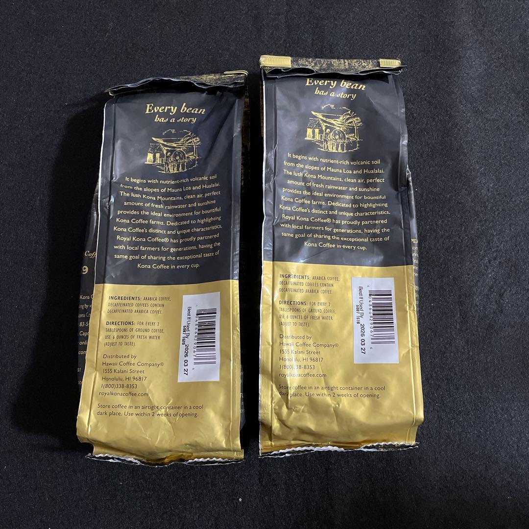  KONA coffee ロイヤル　コナコーヒー100% 豆タイプ2袋