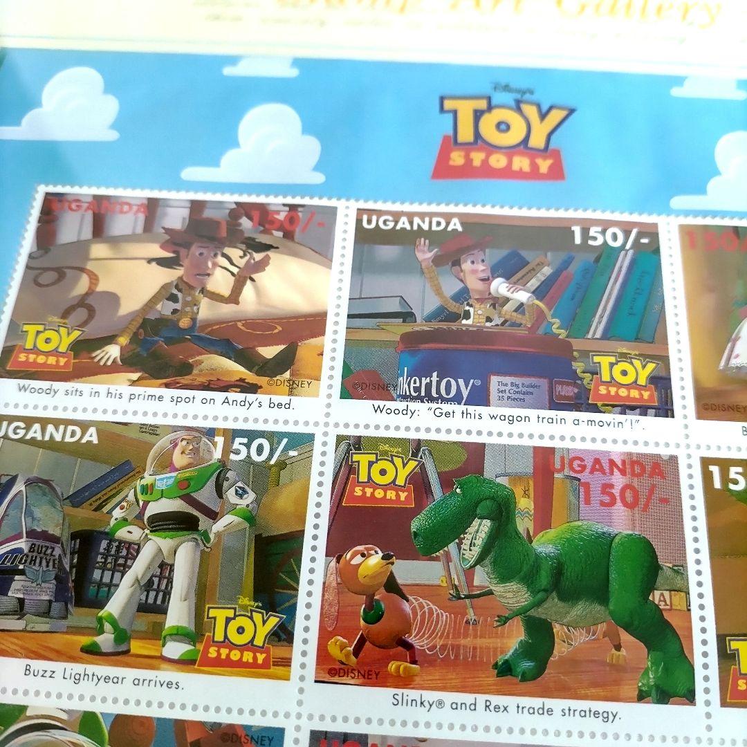 ◼️トイストーリー◼️スタンプアートギャラリー コレクション説明書木製額　美術品