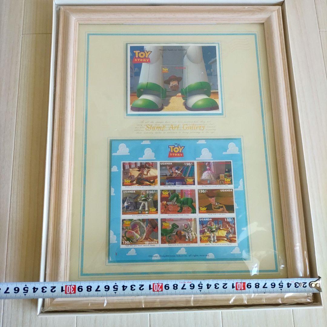 ◼️トイストーリー◼️スタンプアートギャラリー コレクション説明書木製額　美術品
