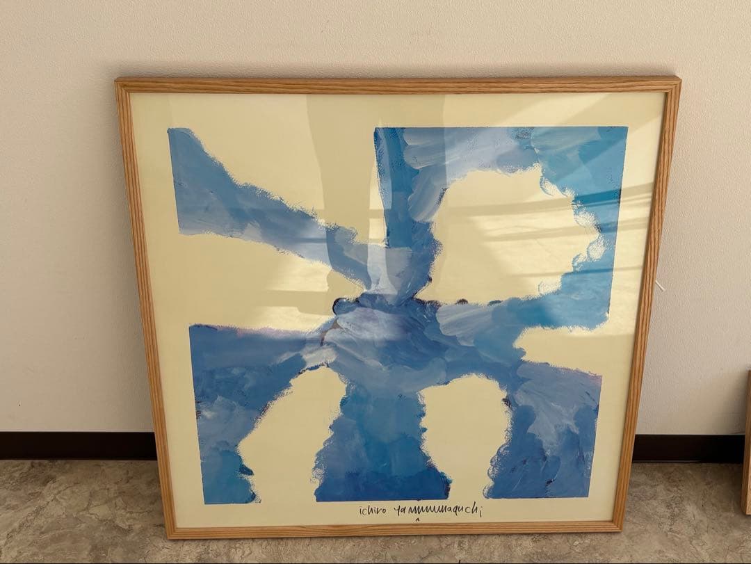 山口一郎氏　水彩画ポスター　IDEEで購入