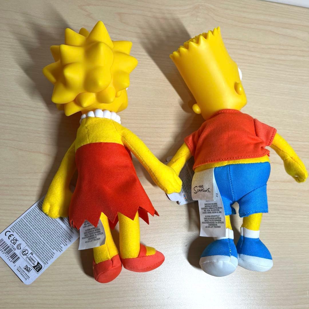 シンプソンズ バート リサ プラッシュ 人形 2体セット
