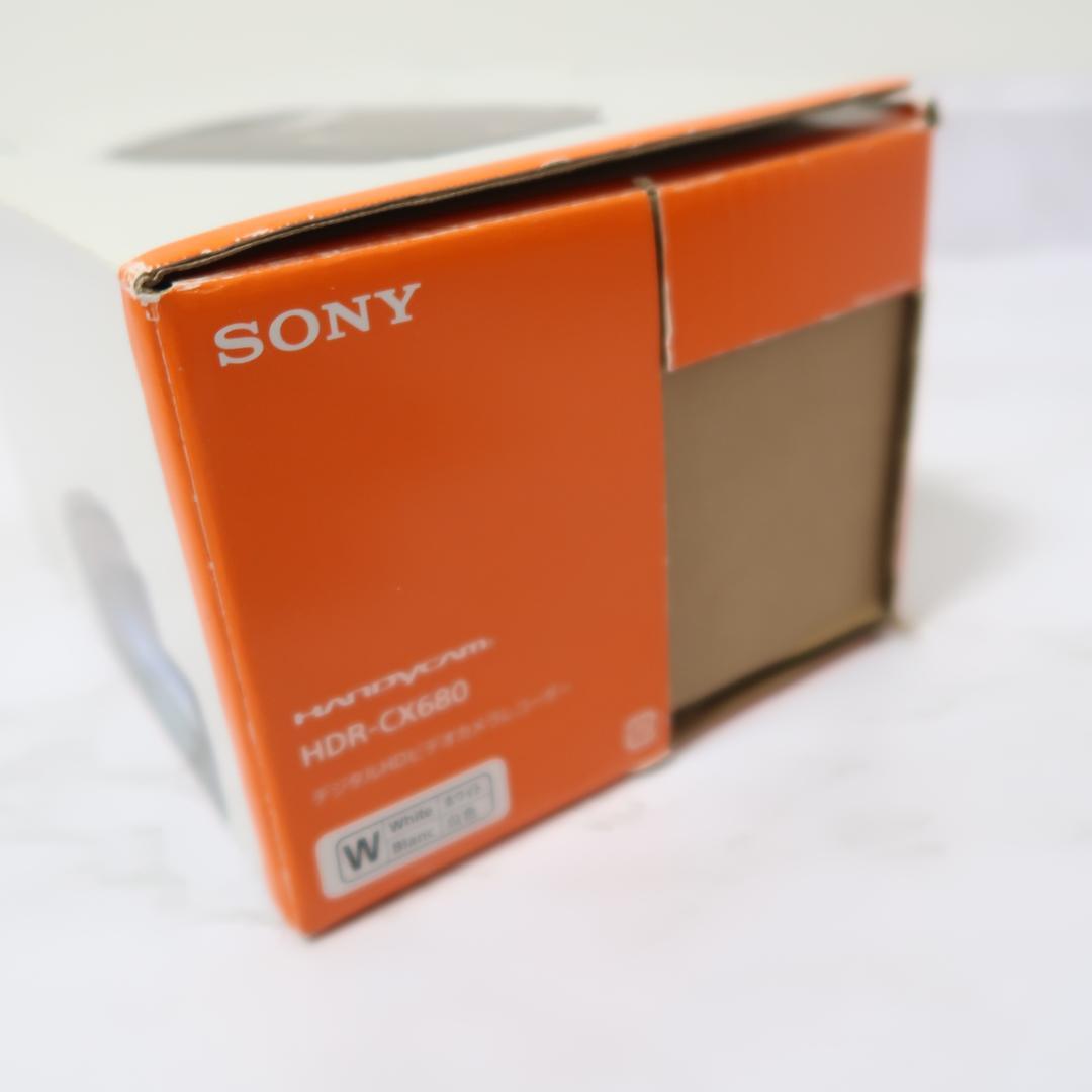 美品 Sony HDR-CX680 ハンディカム ビデオカメラ ホワイト