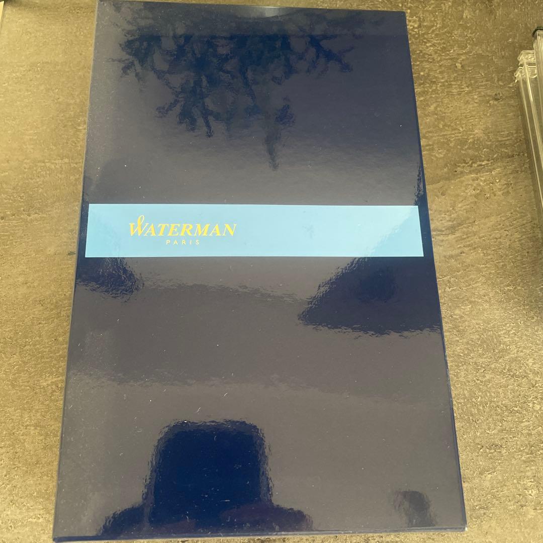 伊勢丹購入Waterman ボールペン カレン ケース付き ウォーターマン 黒