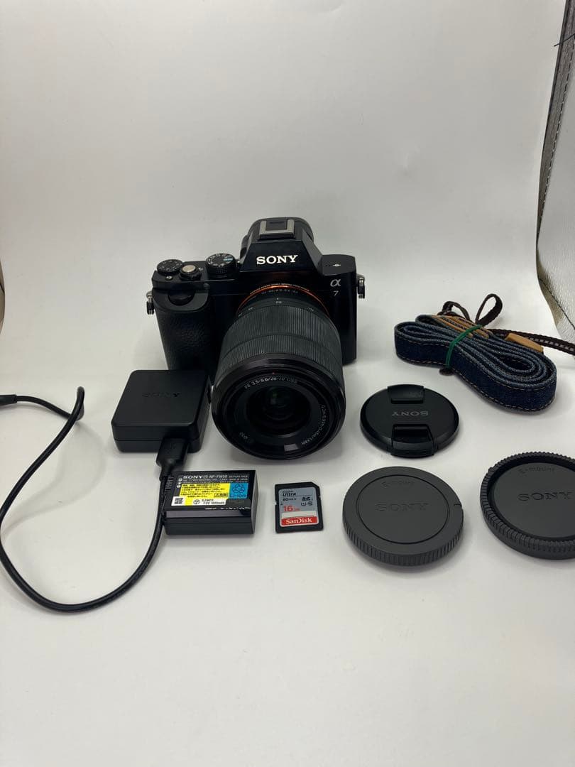 【返品保証・動作確認済】SONY α7（初代）ズームレンズセット