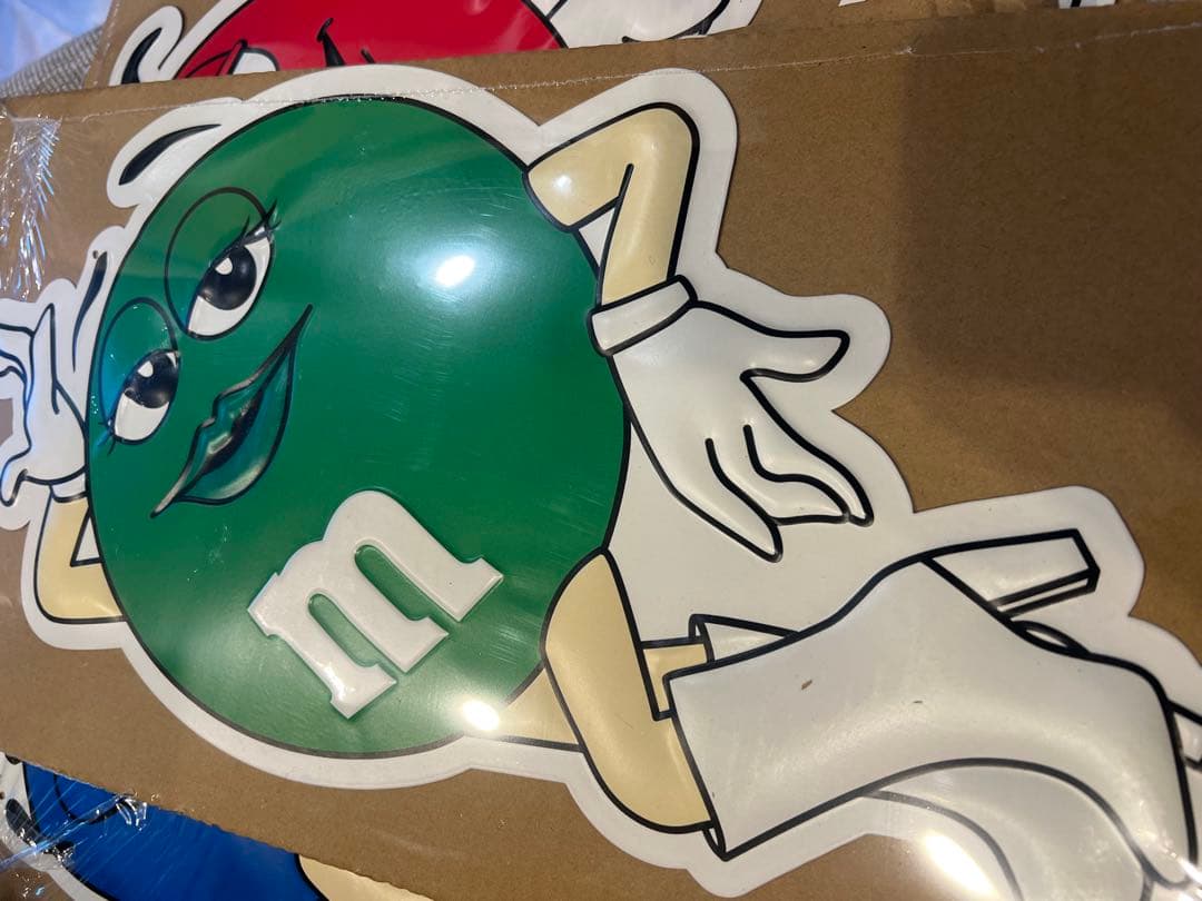m&m's メタルサイン　新品未使用　4枚