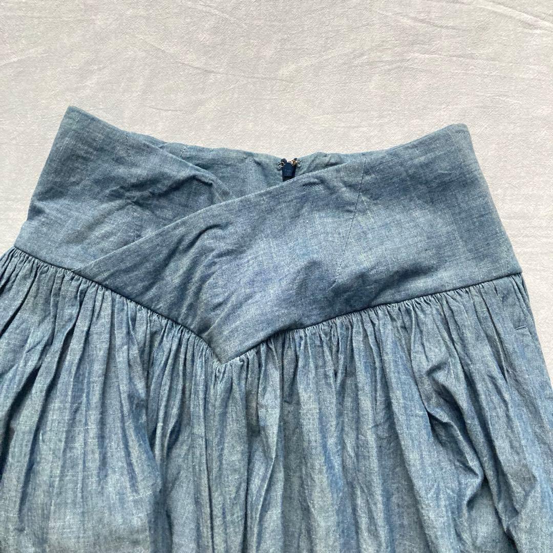 キャピタル 変形パンツ サルエルパンツ デニム調 バルーンパンツ ガウチョパンツ