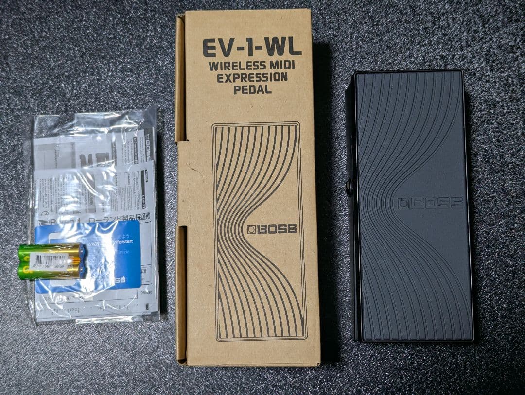 BOSS EV-1-WL ワイヤレス MIDIエクスプレッションペダル