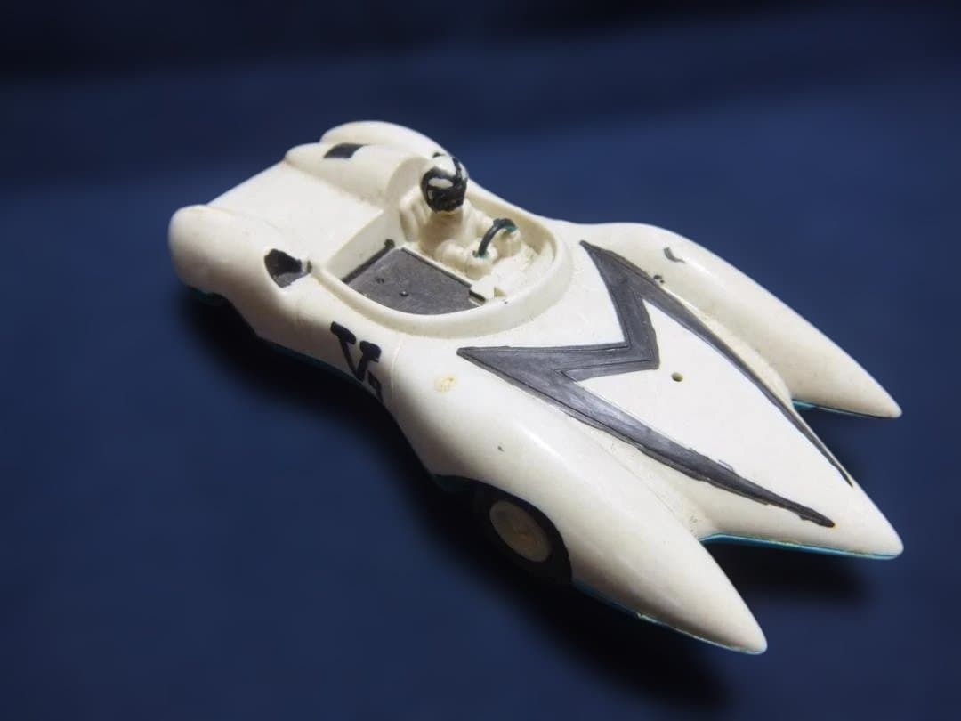 昭和レトロ「マッハGOGOGO」ゼンマイ式プラモデルジャンク品　メーカー？