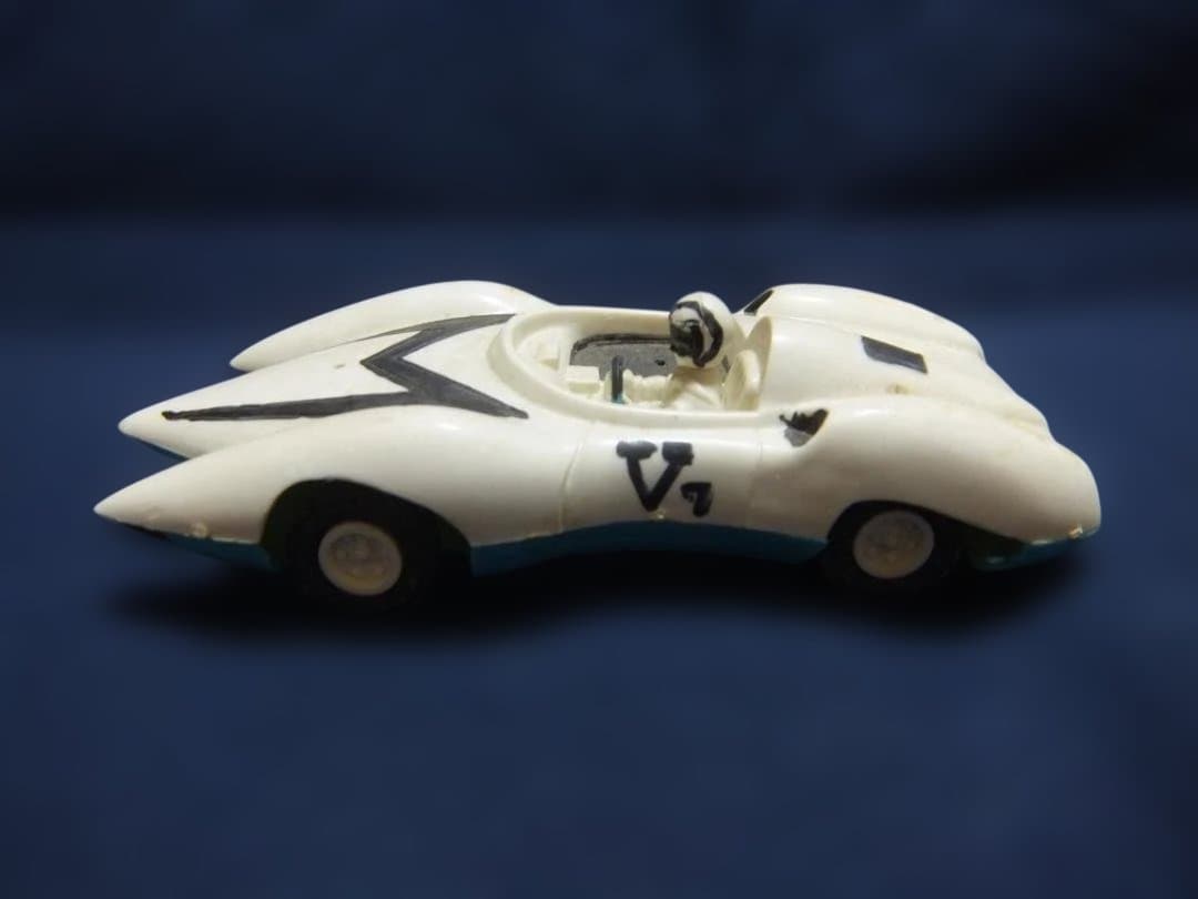昭和レトロ「マッハGOGOGO」ゼンマイ式プラモデルジャンク品　メーカー？