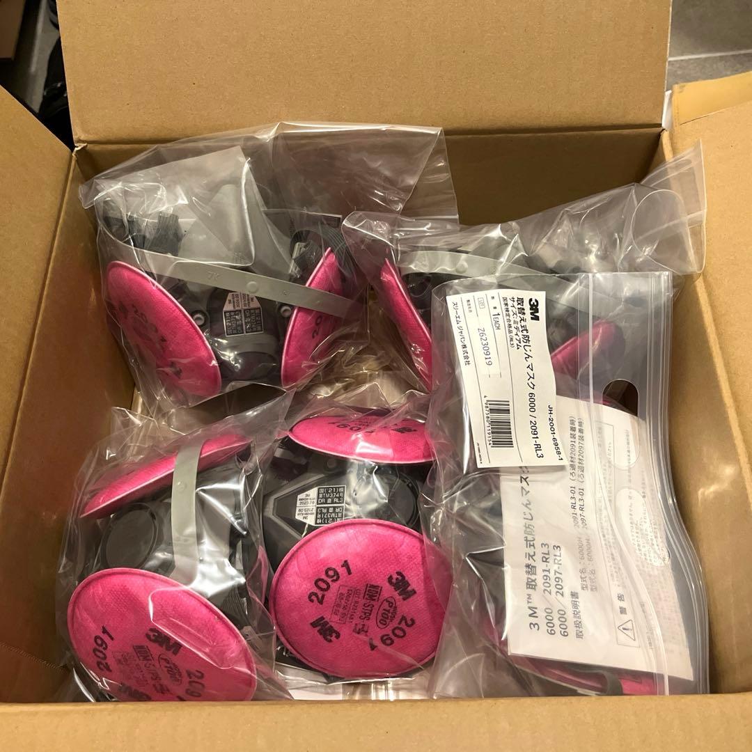 【新品未使用品】3M 防じんマスク 6000 2091-RL3 5個セット