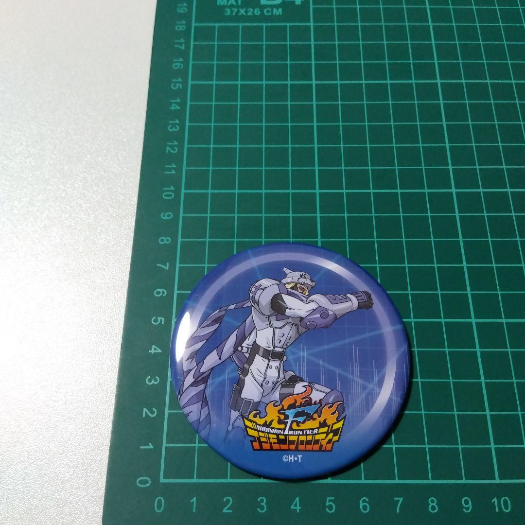 【デジモン】ヴォルフモン 20周年 カラ鉄 コラボ トレーディングでか缶バッジ