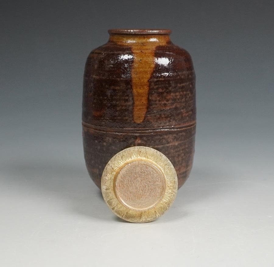 佐々木八十二 瑞光窯 筒井写茶入