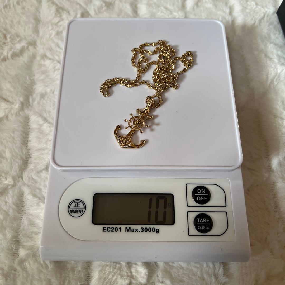 K18 Japan 金属製 チェーンネックレスセットペンダント10g