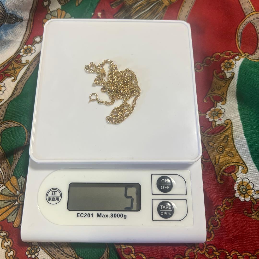 K18 Japan 金属製 チェーンネックレスセットペンダント10g