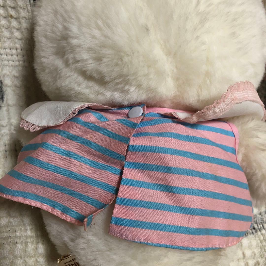 吉徳　クリーミー　昭和レトロ　初期タグ　当時の物　ウサギ＆ネコ　ぬいぐるみ　中古