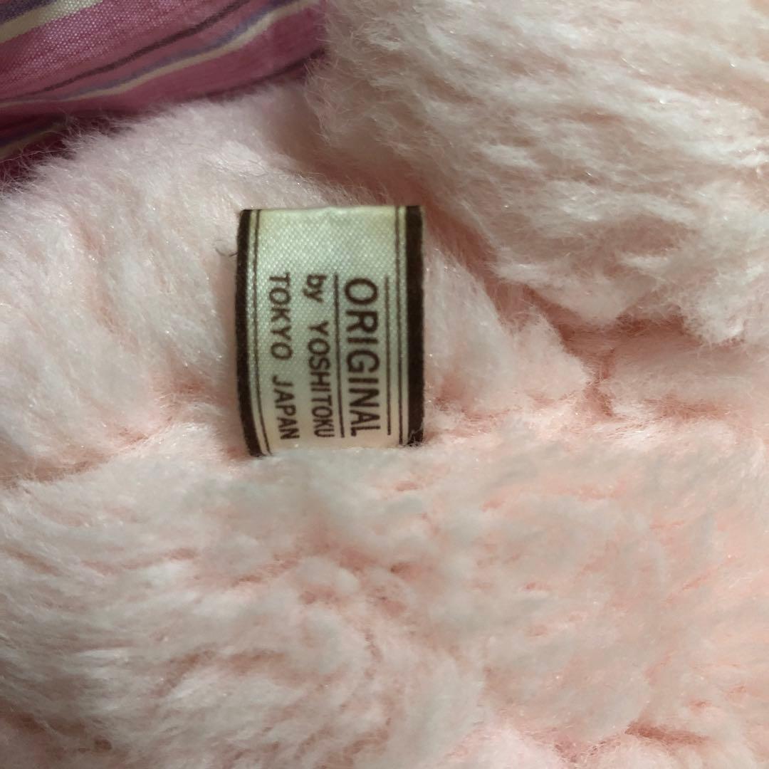 吉徳　クリーミー　昭和レトロ　初期タグ　当時の物　ウサギ＆ネコ　ぬいぐるみ　中古