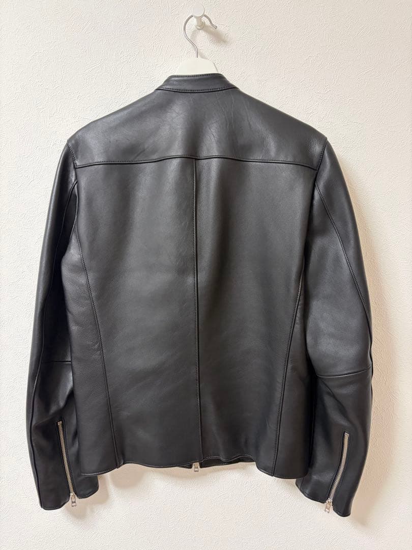 417EDIFICE レザーシングルライダース　Lサイズ