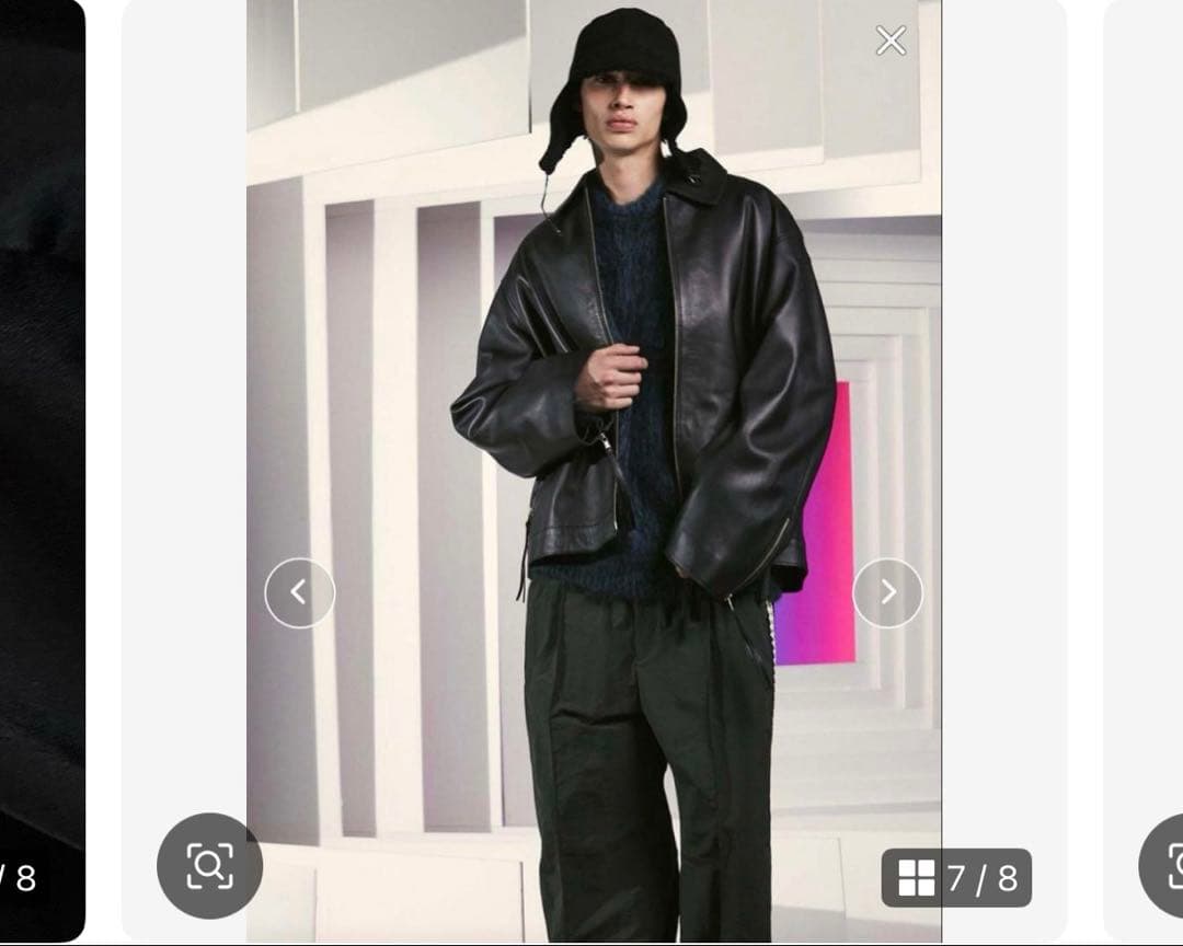 メゾンスペシャル　シープレザーシングルライダージャケット