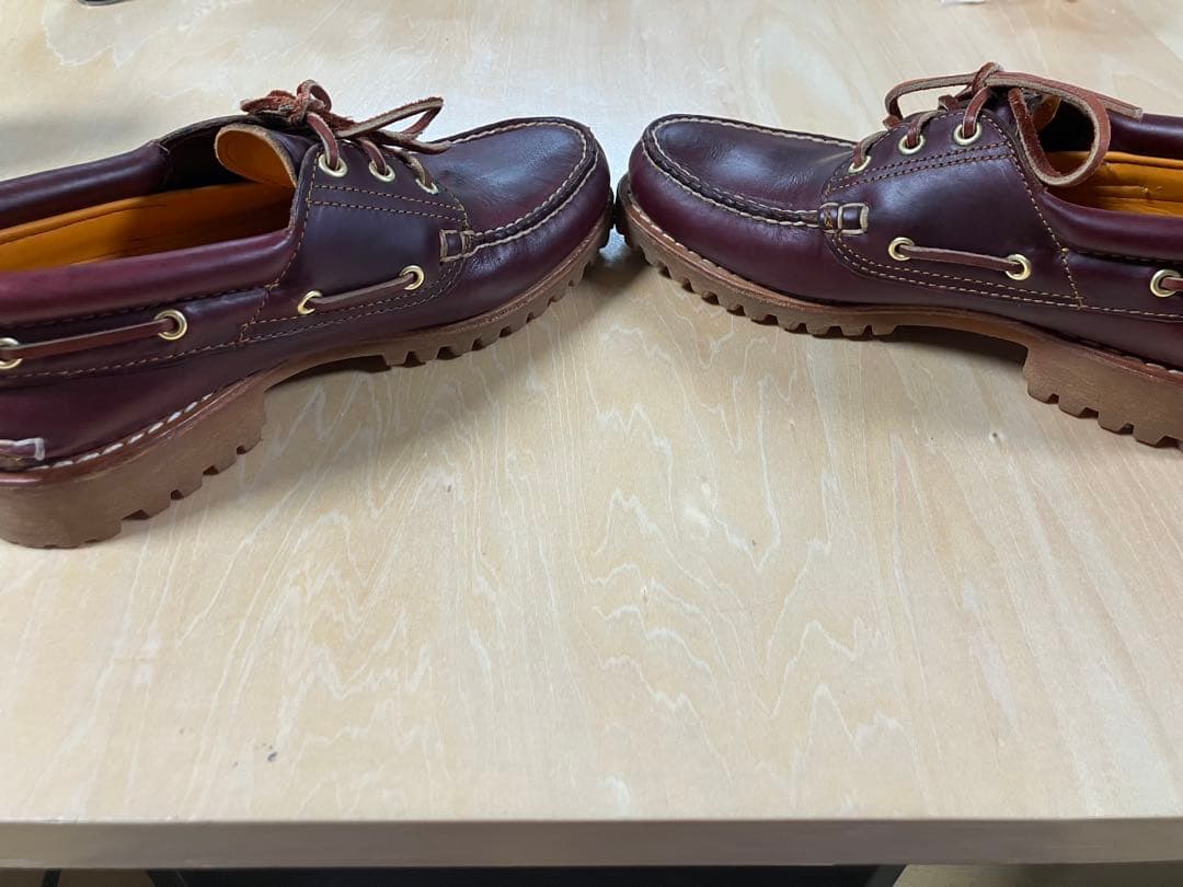 Timberland 3eye クラシックラグ　27cm バーガンディ