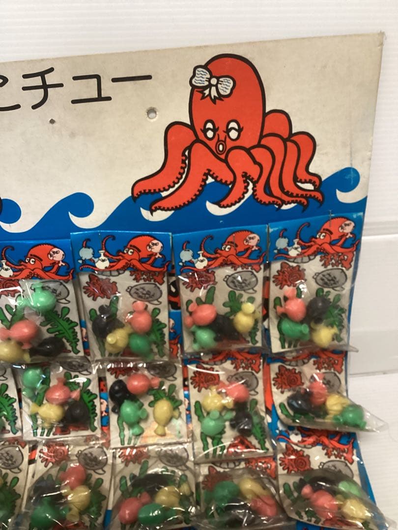 たこチュー‼️レア/当時物/昭和レトロ/大型/台紙/縁日/駄菓子屋/店頭用/レトロ