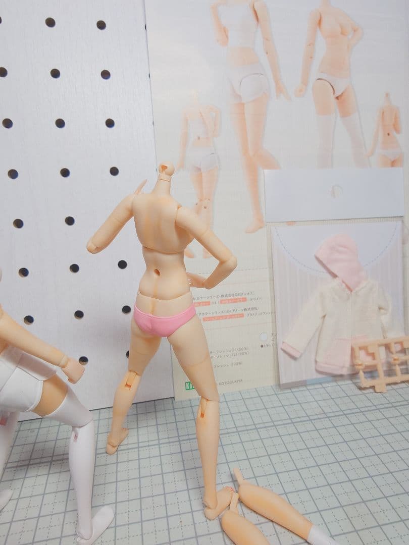 コトブキヤ 創彩少女庭園 ドレスアップボディM 塗装済完成品とパーカーセット