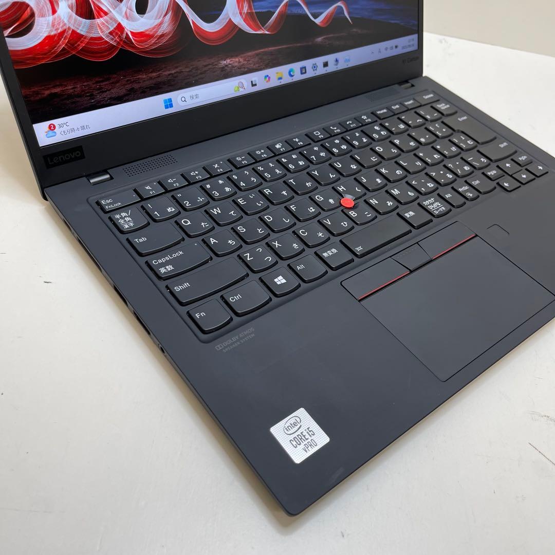 #164 レノボ ThinkPad X1 carbon Gen 8 i5 8GB