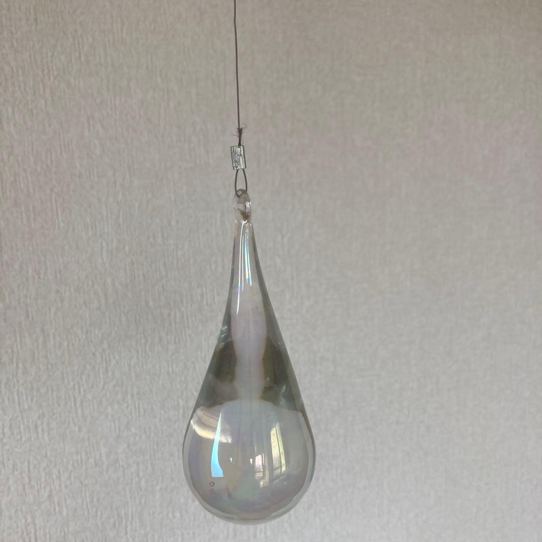 辻和美　ガラス　なみだのしずく　オーナメント