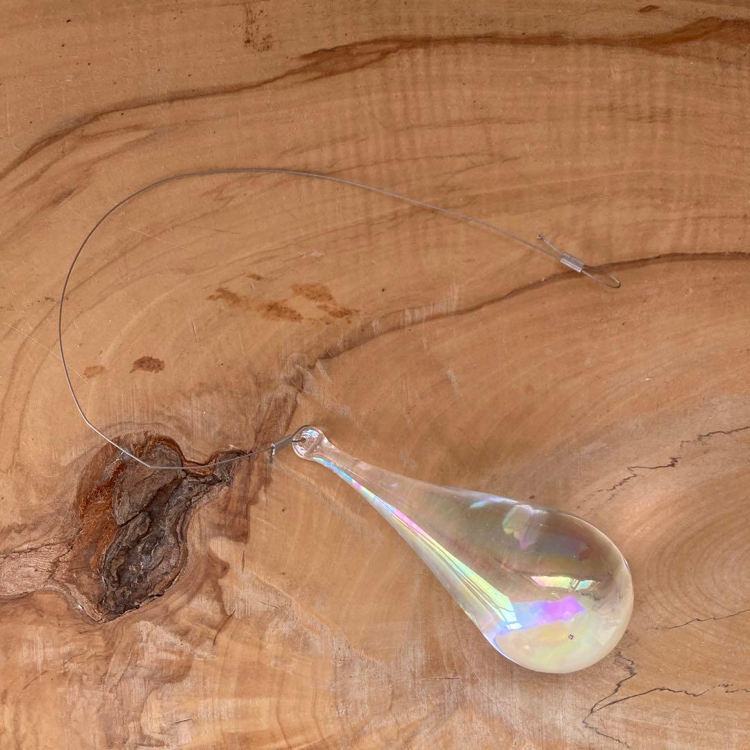 辻和美　ガラス　なみだのしずく　オーナメント