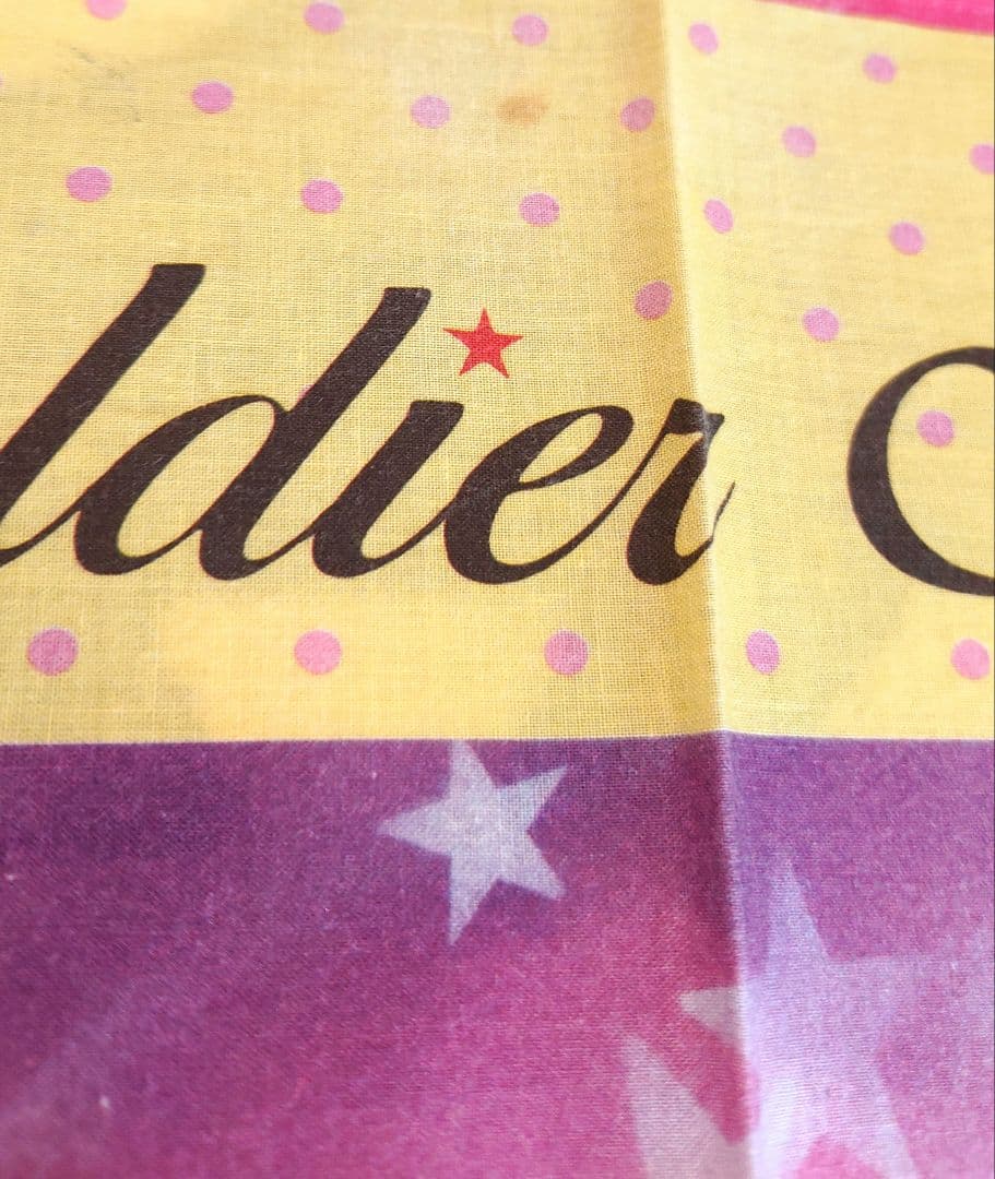 未使用　セーラームーン　メッカ原宿限定　大判ハンカチ　1992 なかよし