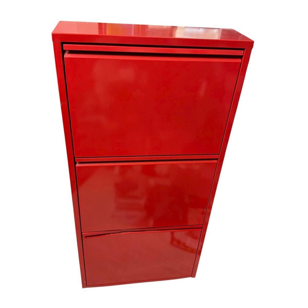 【希少】DOTTUS シューズボックス 赤 3段