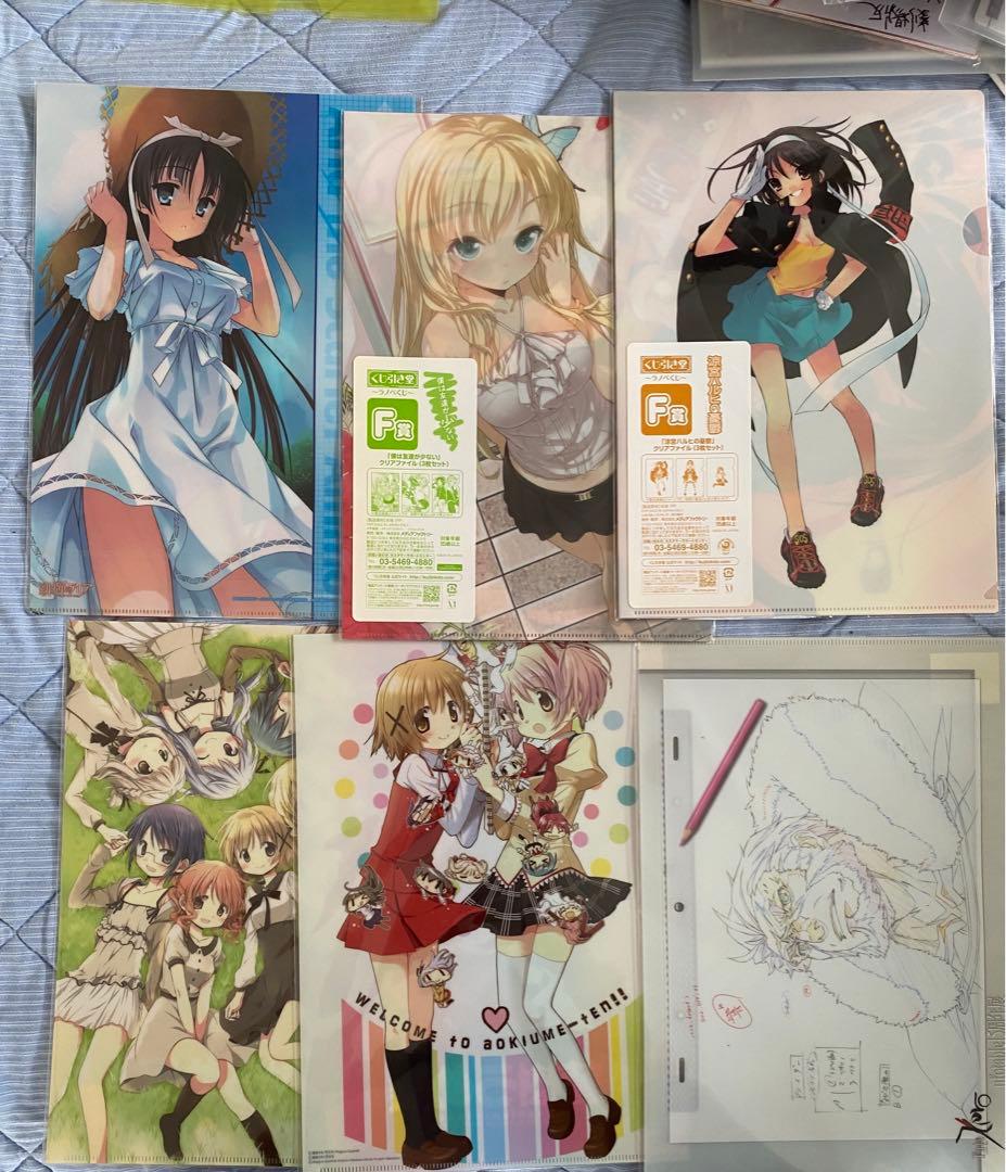 涼宮ハルヒの憂鬱　fate 僕は友達が少ない　はがない　クリアファイル