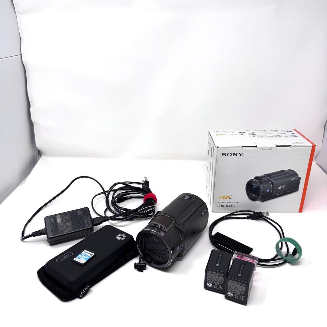 SONY FDR-AX45 ブラウン デジタルビデオカメラ 【中古】