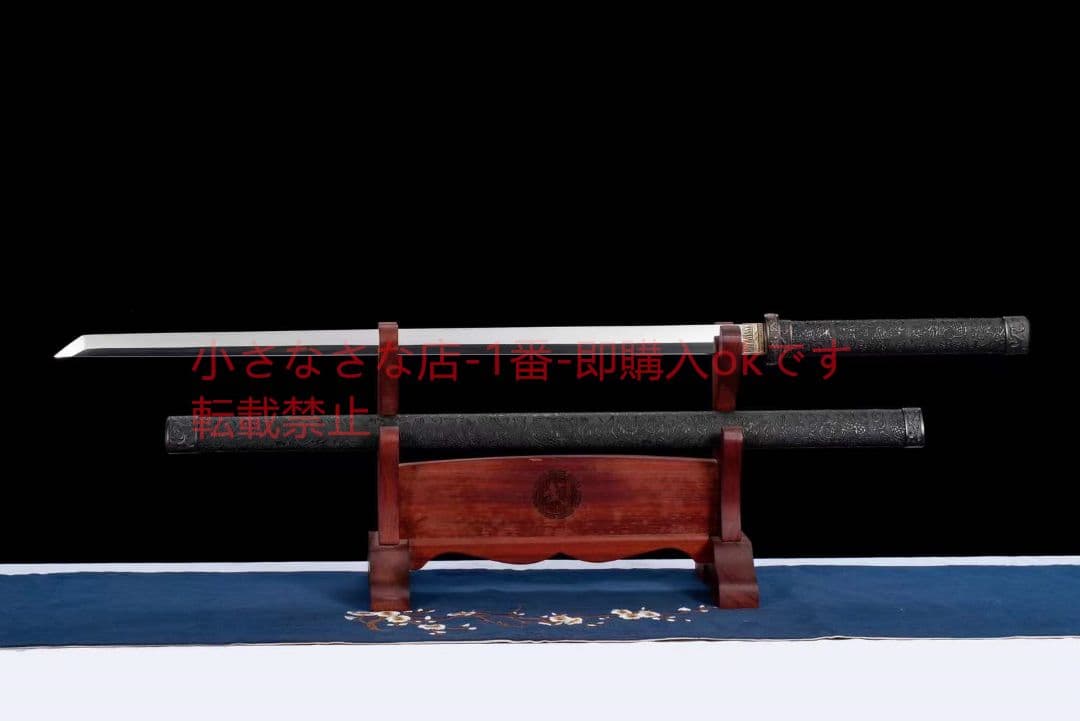 『素装鏡面唐刀』古兵器 武具 刀装具 日本刀 模造刀 居合刀