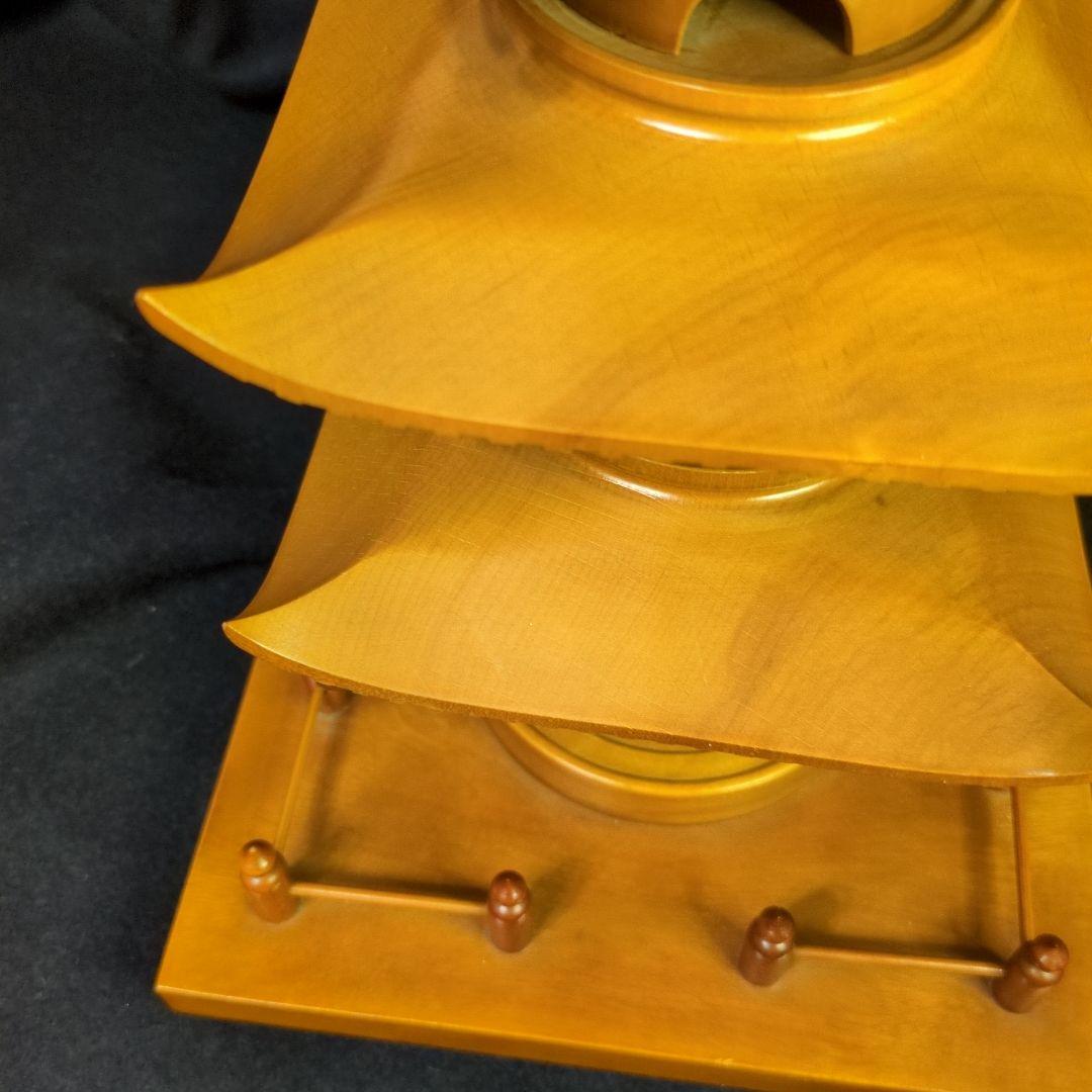 木製 五重塔 宮島細工 高さ約60cm