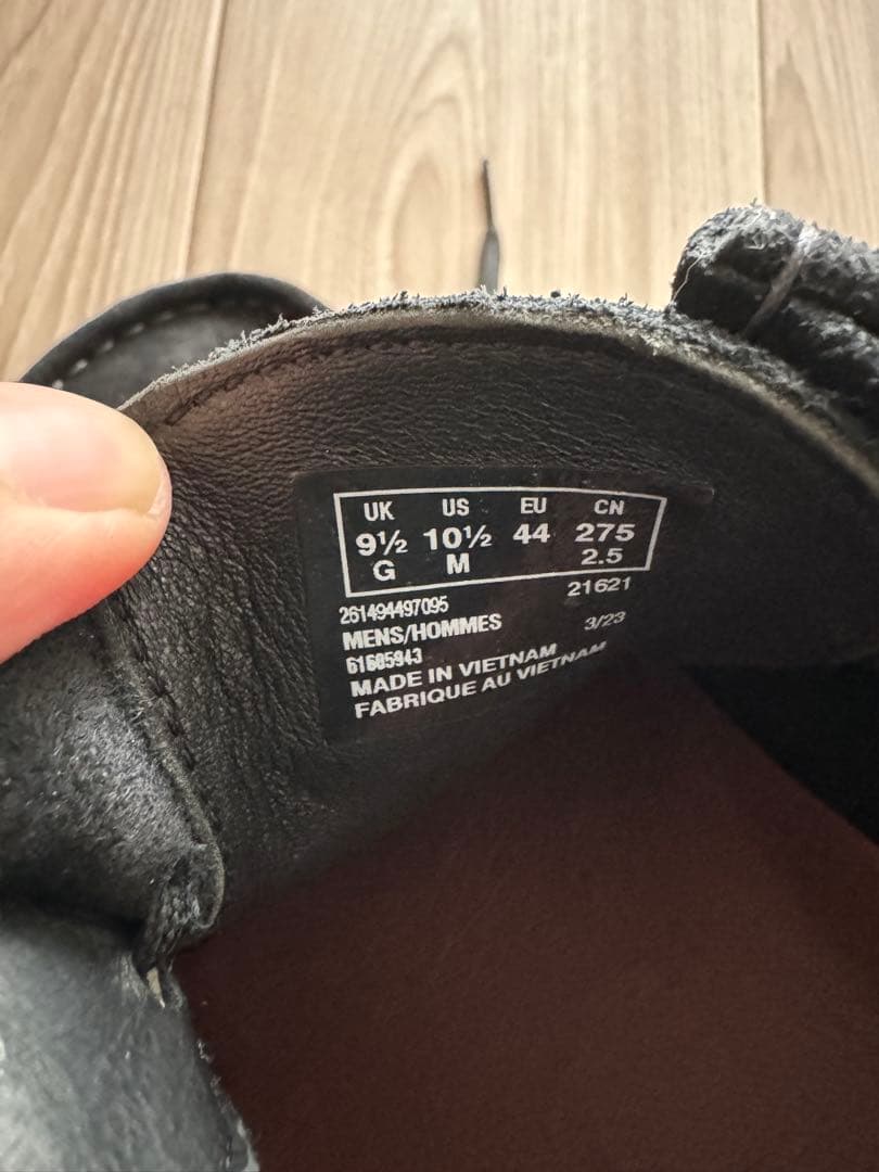 [美品] Clarks Wallabee GORE-TEX Black 27.5