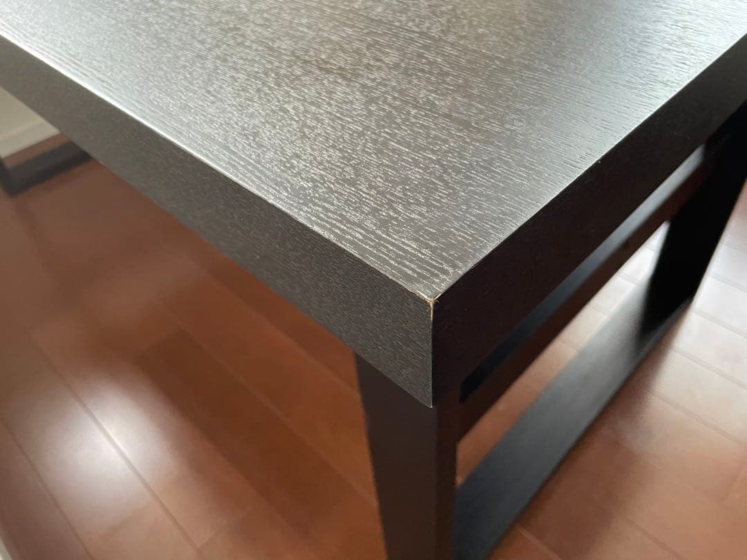 恩*様 4人掛け　ダイニングテーブル　ブラック（テーブルのみ）