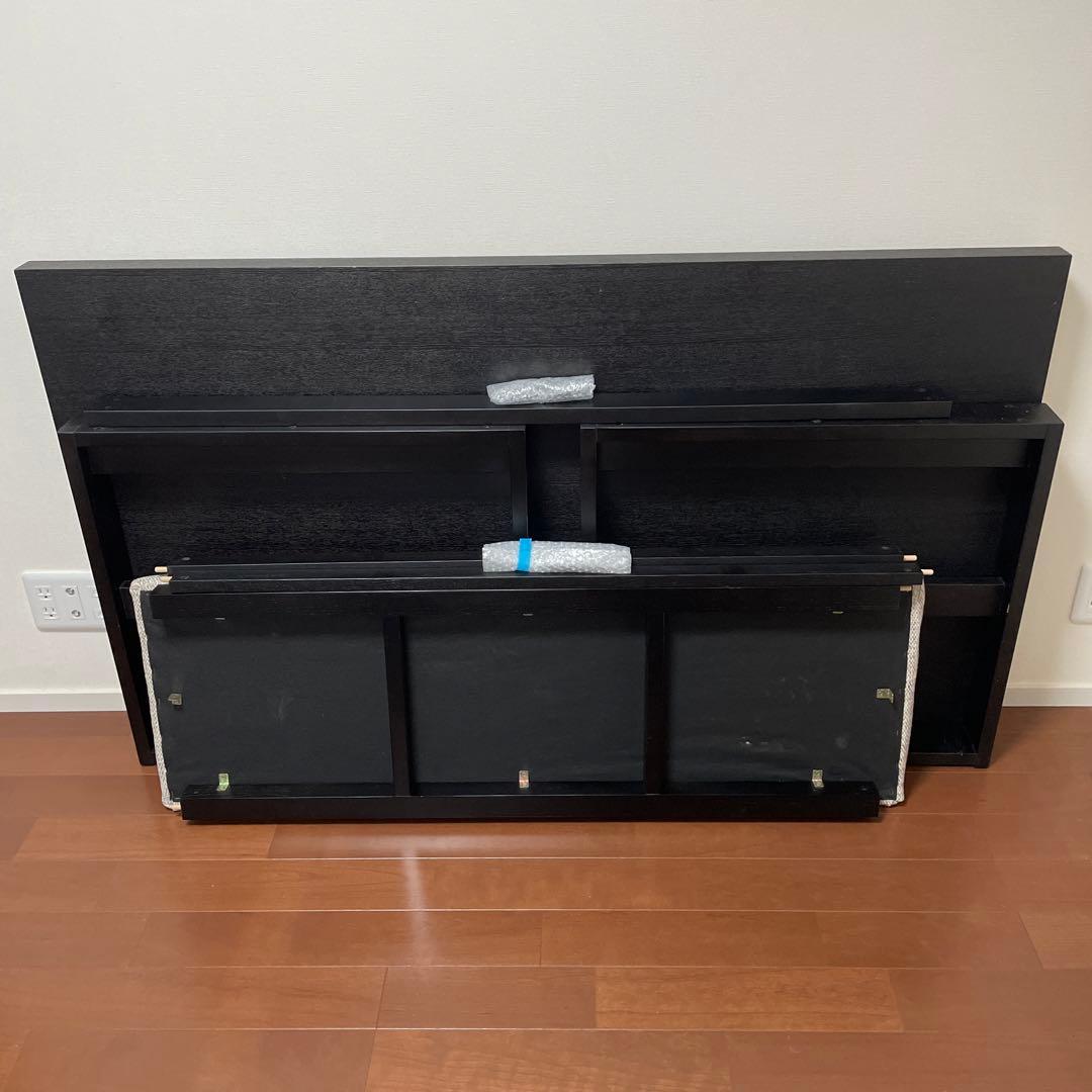 恩*様 4人掛け　ダイニングテーブル　ブラック（テーブルのみ）