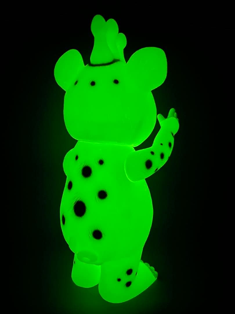 イヌクマ★快獣ブースカ★ジャイアントサイズ【蓄光タイプ】未使用新品★サイン色紙付