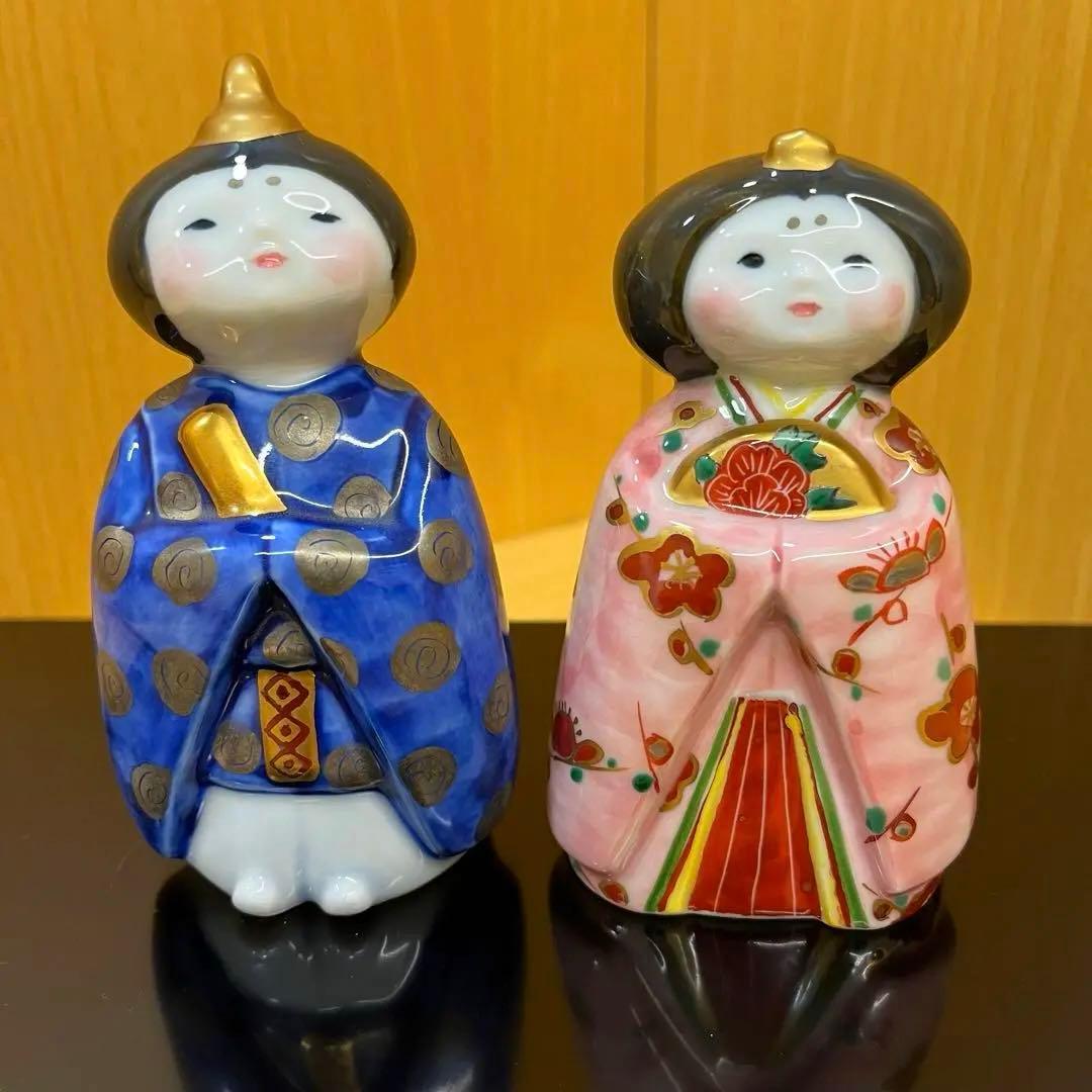 【hirorin】銀座WAKO扱い 陶びな 雛人形 有田焼 佐々木道子作