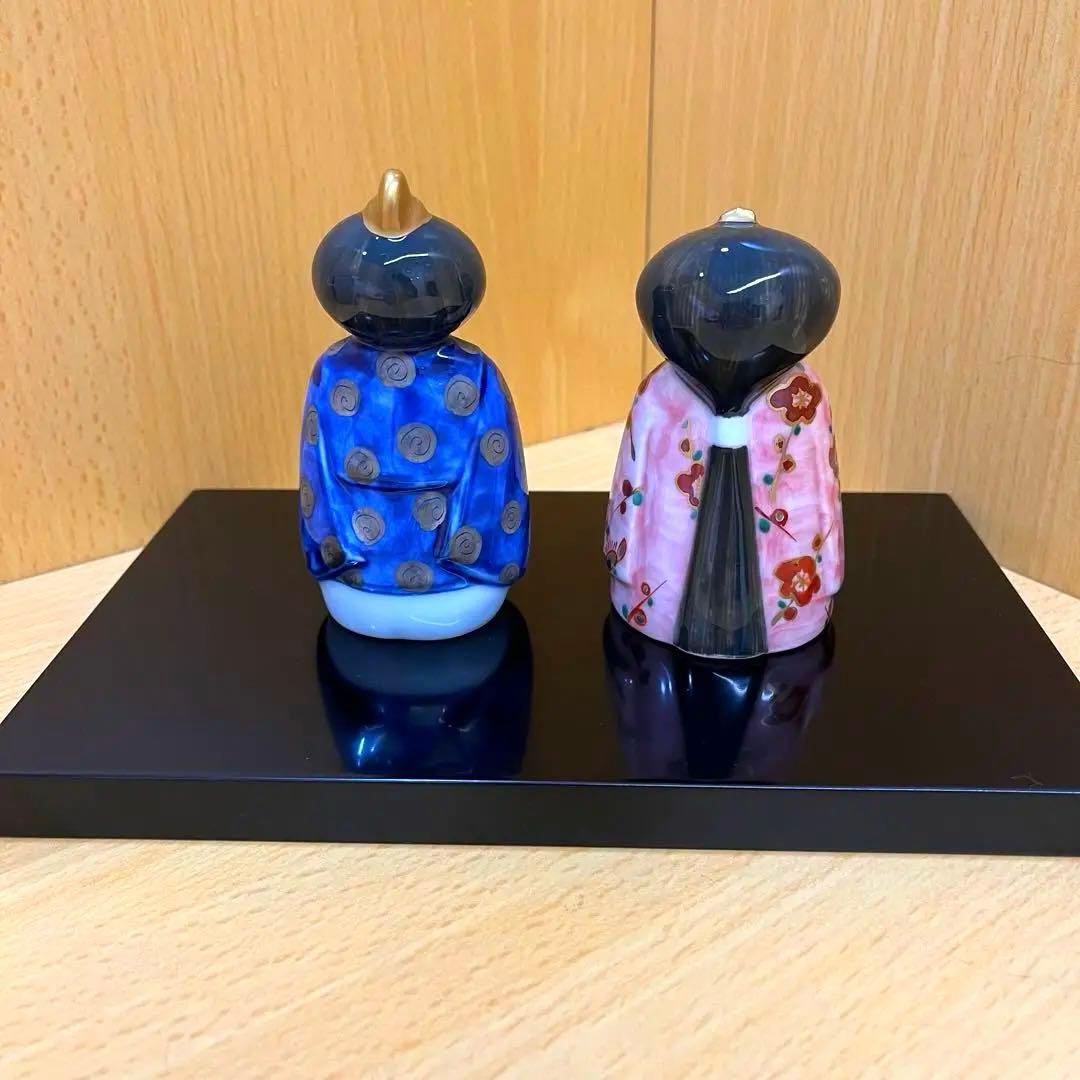 【hirorin】銀座WAKO扱い 陶びな 雛人形 有田焼 佐々木道子作