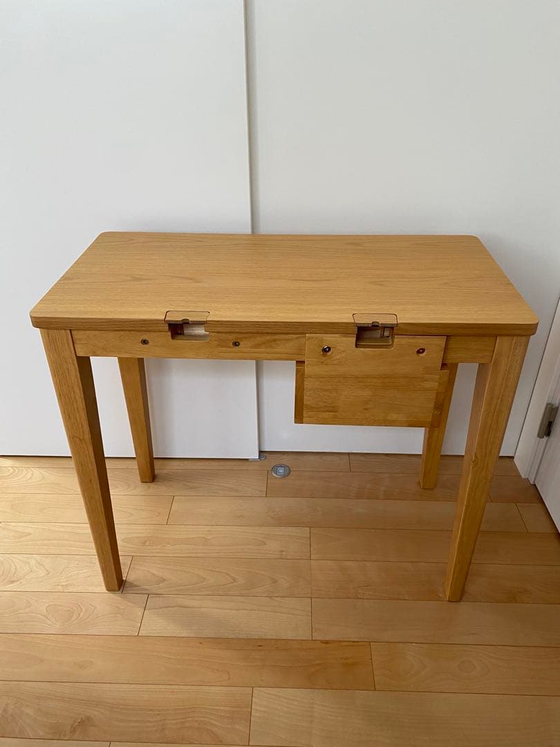 【美品】お値下げ　完成品　 ベルメゾン　コンパクトデスク　80×40