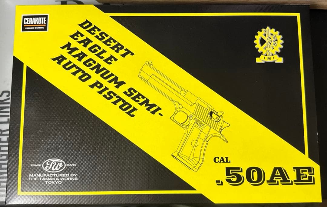 タナカ デザートイーグル ヘビーウェイト タングステングレー 発火式モデルガン