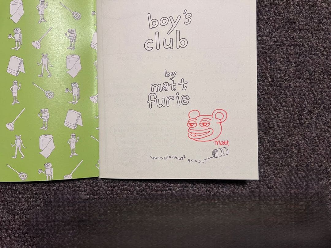 コレクション Boy's Club 3 drawing by Matt Furie