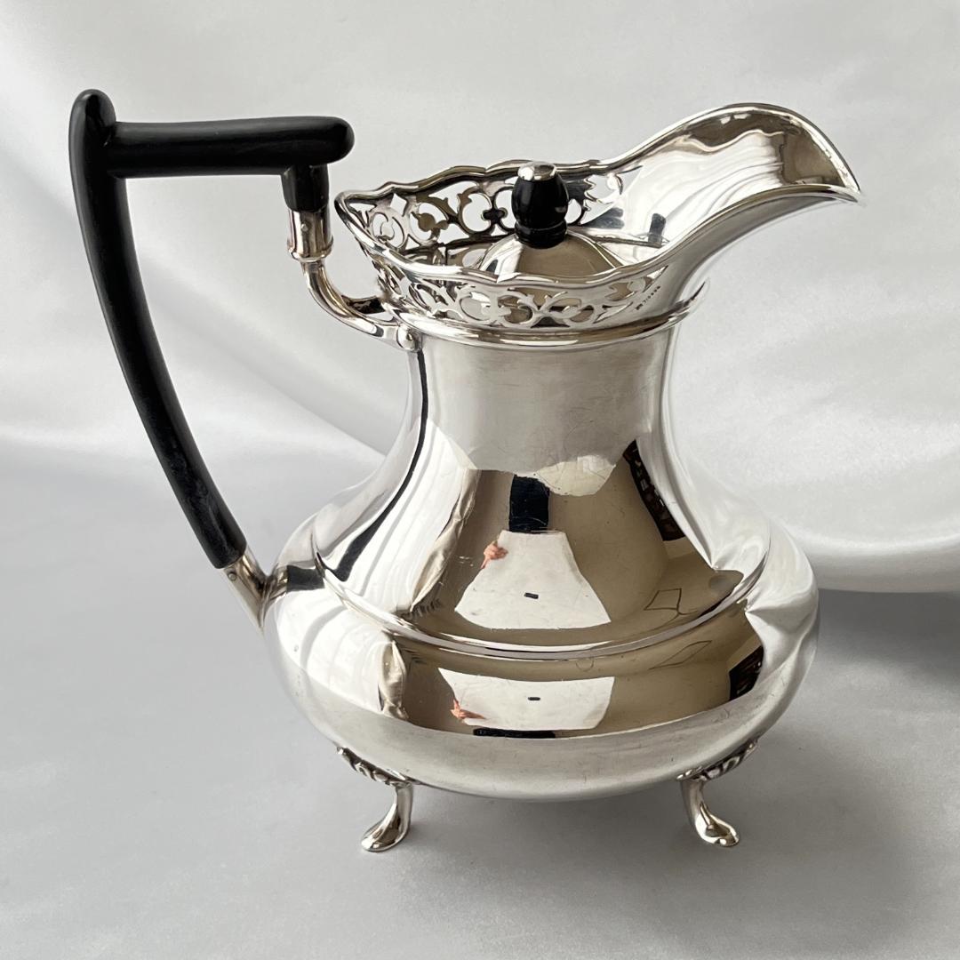 【Watson & Gillott】透かしのティーサービス 5点　トレー