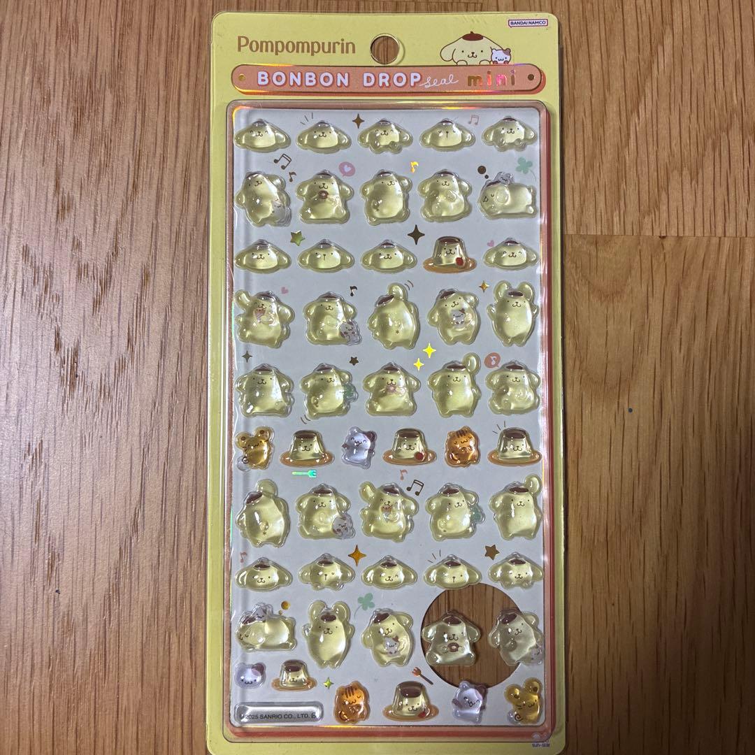 正規品　サンリオ ボンボンドロップシール ミニ 8点コンプリートセット