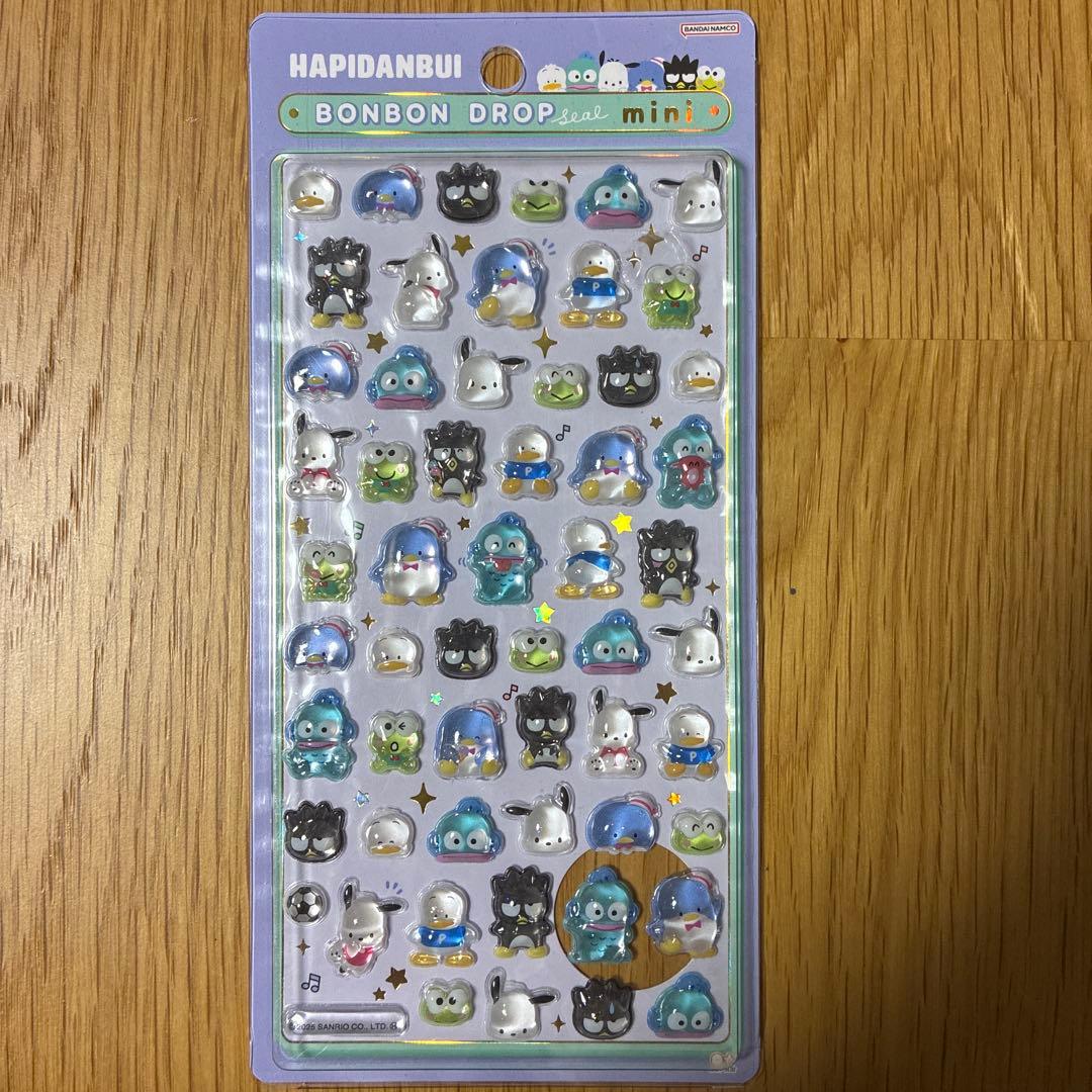 正規品　サンリオ ボンボンドロップシール ミニ 8点コンプリートセット