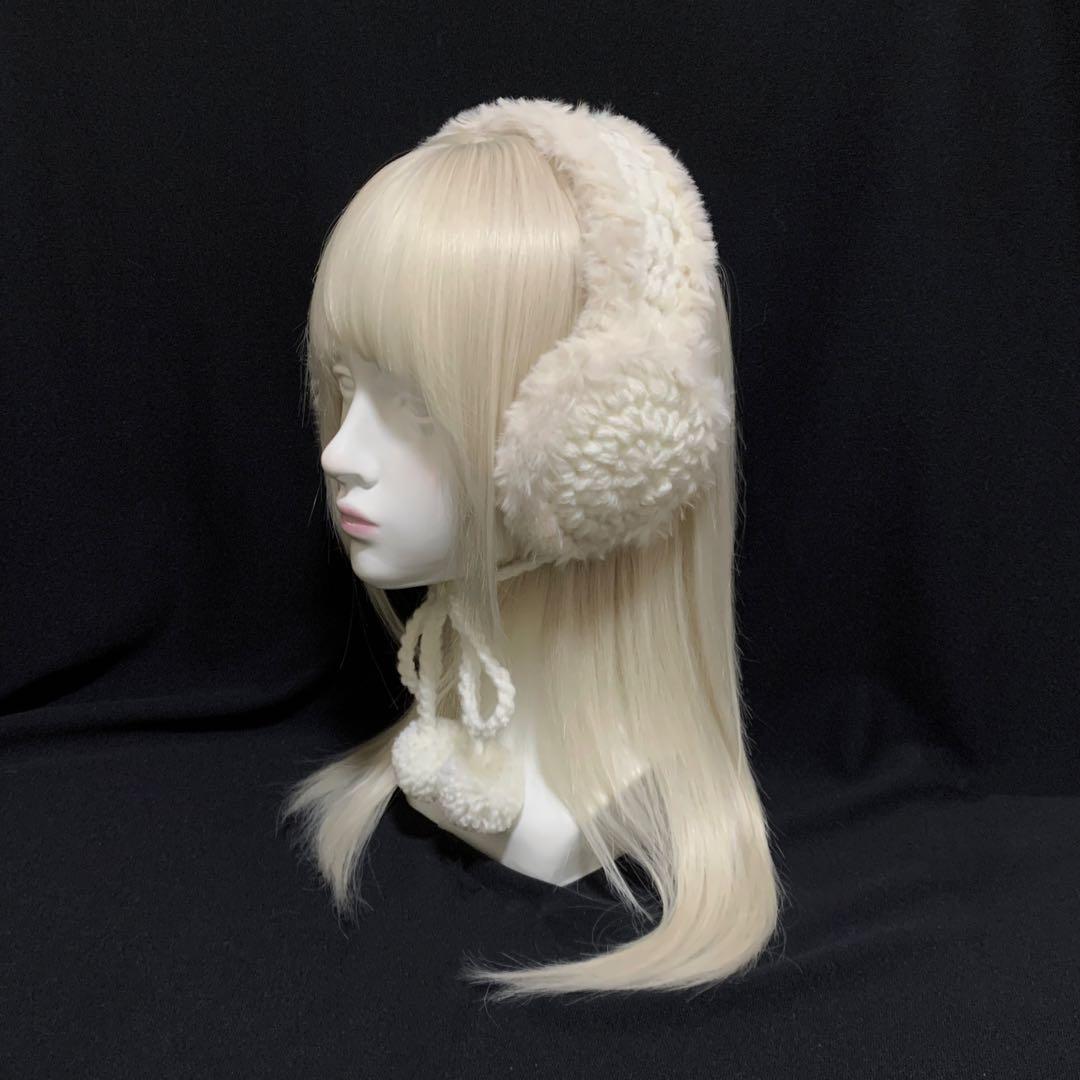 【ぎゅな】垂れ耳ボンネット イヤーマフ