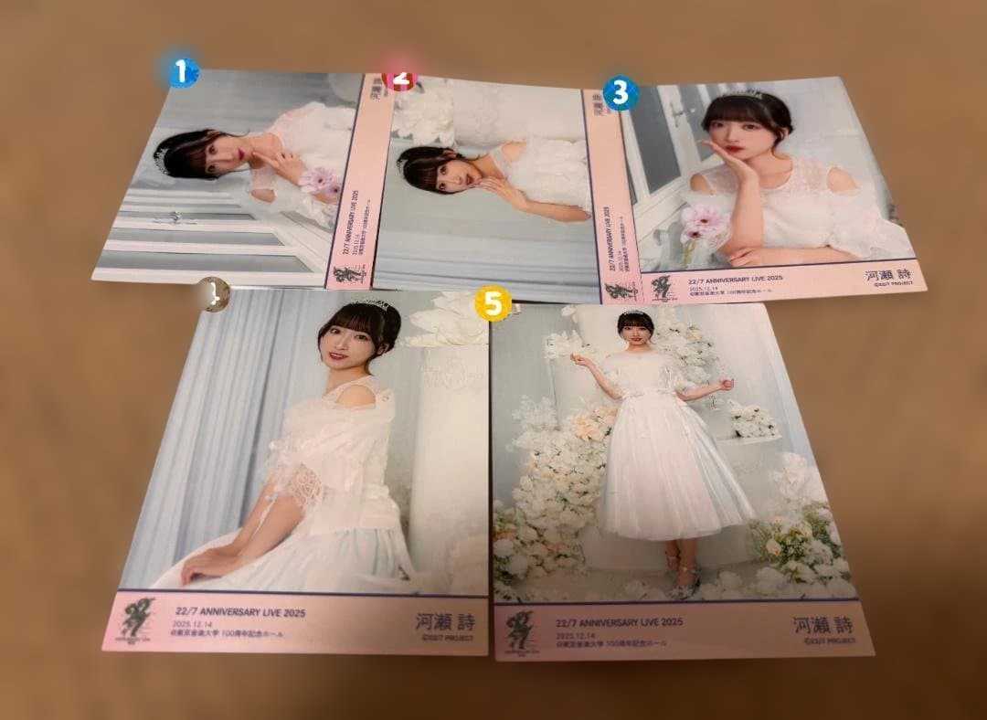 ナナニジ anniversary live 2025　ドレス衣装　河瀬詩